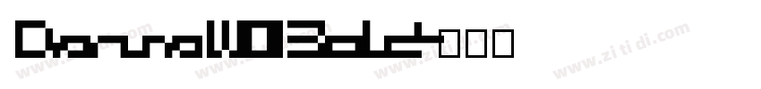 Dense W01 Bold字体转换